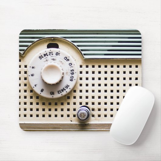 Tapis De Souris Rétro radio (Avec souris)