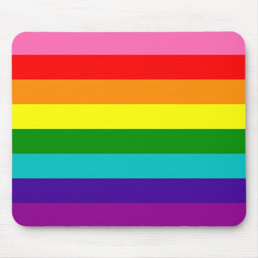 Tapis De Souris Retro Rainbow 8 Pride (Devant)