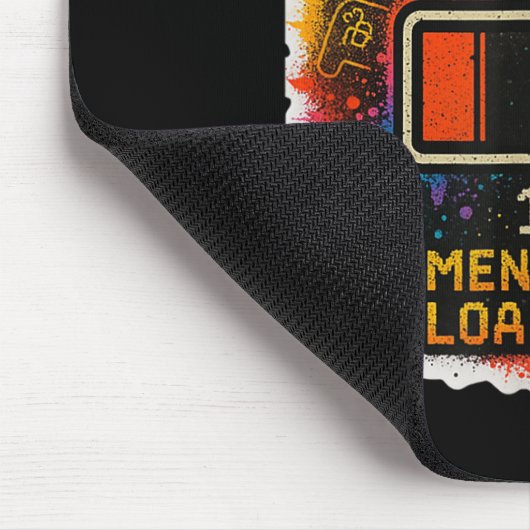 Tapis De Souris “retro Recharge – Mentally Loading…”  (Coin)