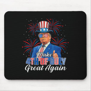 Tapis De Souris Retro Rendre 4 juillet grand à nouveau patriotique