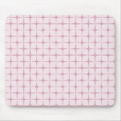 Tapis De Souris Retro Romance Mousepad, Rose (Devant)