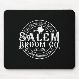 Tapis De Souris Retro Salem Broom Company Est 1692 Massachusetts H