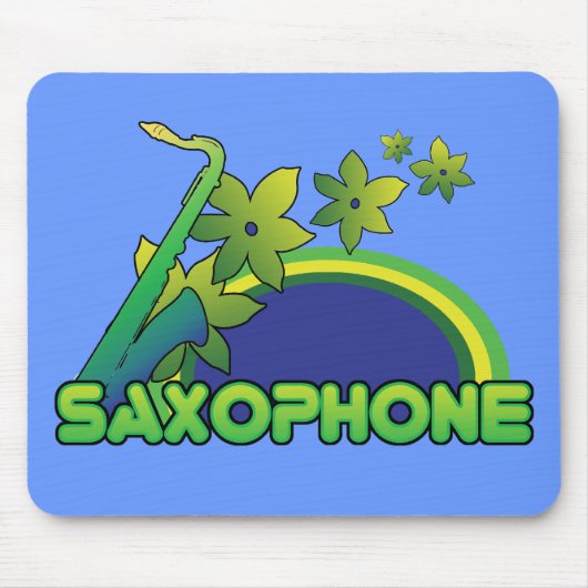 Tapis De Souris Retro Sax (Devant)