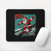 Tapis De Souris Retro Skibidi Rizzmas Funny Santa Clause Patinage  (Avec souris)