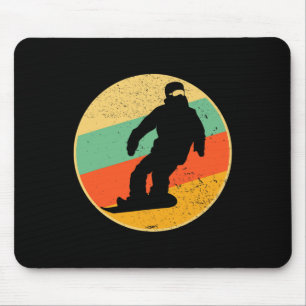Tapis De Souris Retro Snowboard Design Snowboard Vintage les année