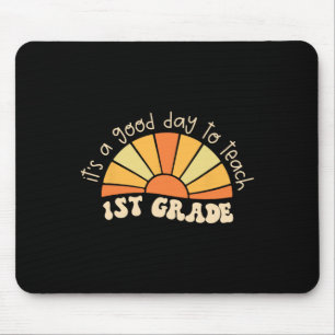 Tapis De Souris Rétro Son Bon Jour Pour Enseigner 1Er Grade Enseig