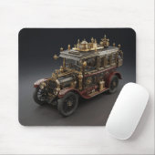 Tapis De Souris Retro Steampunk Police Cruiser (Avec souris)