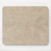 Tapis De Souris Rétro suède fait sur commande beige (Devant)