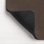 Tapis De Souris Rétro suède fait sur commande Brown (Coin)