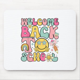 Tapis De Souris Retro Super Bienvenue Retour À L'École Enseignant
