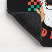 Tapis De Souris Retro Super Noël Joyeux Restez lumineux Hippie Sa (Coin)