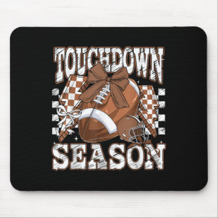 Tapis De Souris Retro Super Touchdown Saison Football Jour
