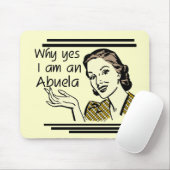 Tapis De Souris Rétro T-shirts et cadeaux d'Abuela (Avec souris)