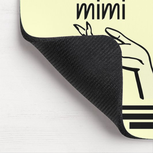 Tapis De Souris Rétro T-shirts Mimi et cadeaux (Coin)