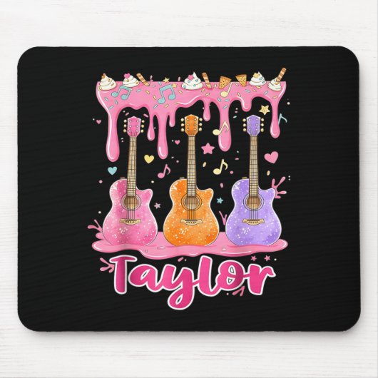 Tapis De Souris Retro Taylor Ice Cream Dripng Groovy 80's Women Me (Devant)