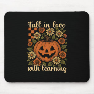 Tapis De Souris Retro Tombez Amoureux De L'Apprentissage Professeu