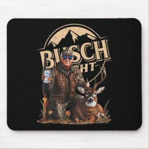 Tapis De Souris Retro Trump Chasse Deer Drôle Bière Boire