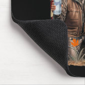 Tapis De Souris Retro Trump Chasse Deer Drôle Bière Boire (Coin)