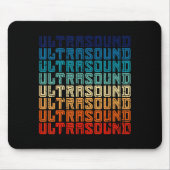 Tapis De Souris Retro Ultrasound Technologist (Devant)