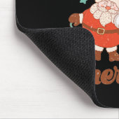 Tapis De Souris Retro Un très joli physiothérapeute Père Noël Chri (Coin)