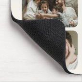 Tapis De Souris Retro Vibe 'Best Papa Ever' 3 Photo Collage (Coin)