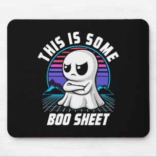 Tapis De Souris Rétro Voici Une Petite Feuille De Boite Ghost Hall