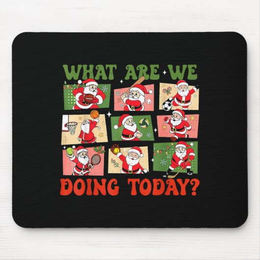 Tapis De Souris Retro What Are We Doing Today Santa Pe Teacher Tea (Devant)