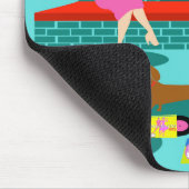 Tapis De Souris Rétros ajouter au chien Mousepad (Coin)