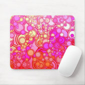 Tapis De Souris Rétros cercles (Avec souris)