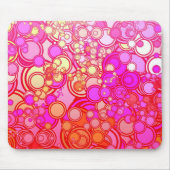 Tapis De Souris Rétros cercles (Devant)