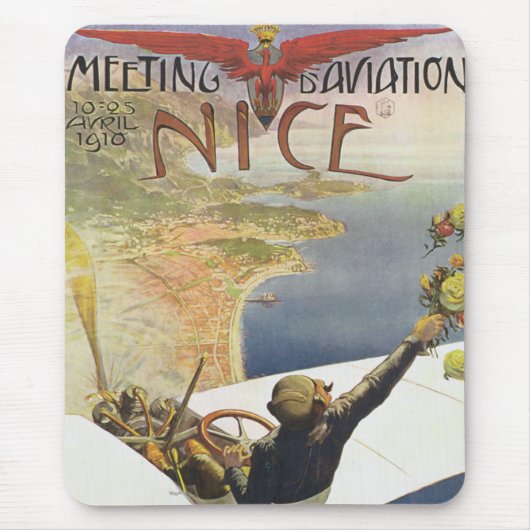 Tapis De Souris Réunion d'Aviation Nice (Devant)