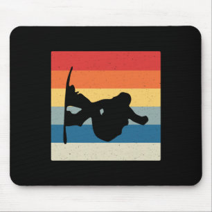 Tapis De Souris Réunion de planche de snowboard Remontée mécanique