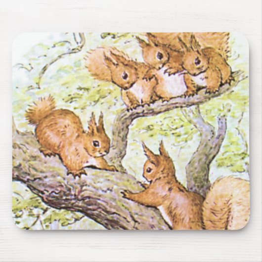 Tapis De Souris Réunion d'écureuil (Devant)