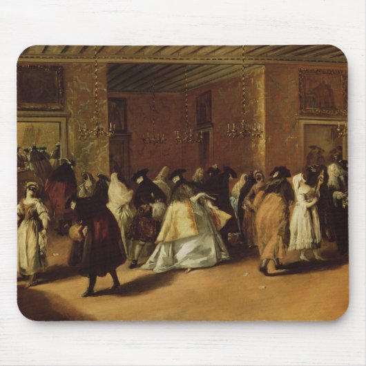 Tapis De Souris Réunion masquée (Devant)