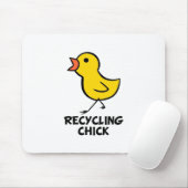 Tapis De Souris Réutilisation du poussin Mousepad (Avec souris)