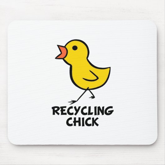 Tapis De Souris Réutilisation du poussin Mousepad (Devant)