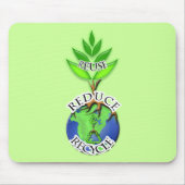 Tapis De Souris Réutiliser le cycle ReDuce (Devant)