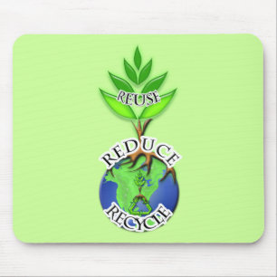 Tapis De Souris Réutiliser le cycle ReDuce