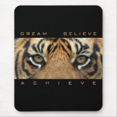 Tapis De Souris Rêve de devis motivationnel croire atteindre verti (Devant)
