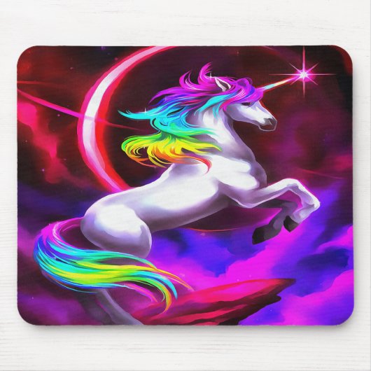Tapis De Souris Rêve de licorne (Devant)