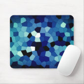 Tapis De Souris Rêve de pixel - bleu (Avec souris)