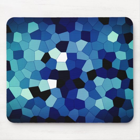 Tapis De Souris Rêve de pixel - bleu (Devant)