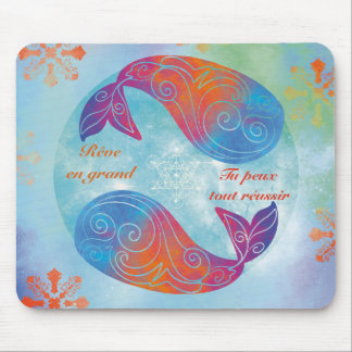 Tapis De Souris Rêve en grand baleine