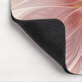 Tapis De Souris Rêve floral rose doux Fleur d'art fractal Abstrait (Coin)