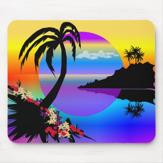 Tapis De Souris Rêve tropical (Devant)