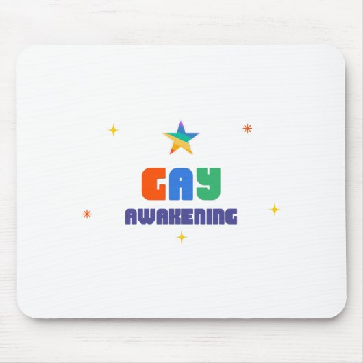 Tapis De Souris Réveil gay (Devant)