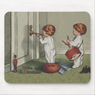 Tapis De Souris Réveillez-vous son joli enfant de Noël