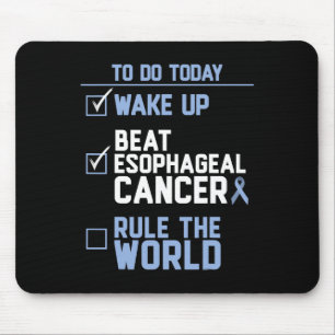 Tapis De Souris Réveillez-vous vaincre le cancer de l'oesophage Ré