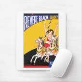 Tapis De Souris Revere Beach dimanche (Avec souris)
