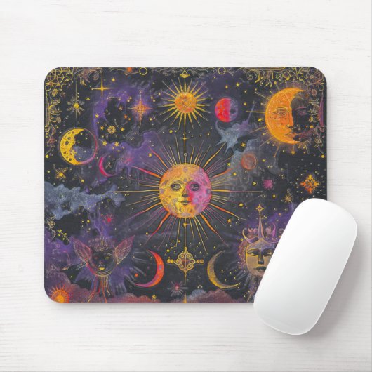Tapis De Souris Rêves célestes Mousepad (Avec souris)